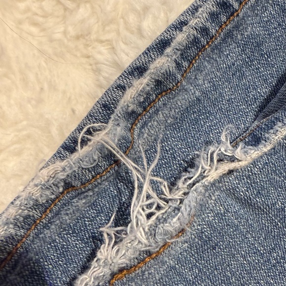 So Wear It Declare It Light Blue Jeans with Gold Accents - Picture 5 of 7